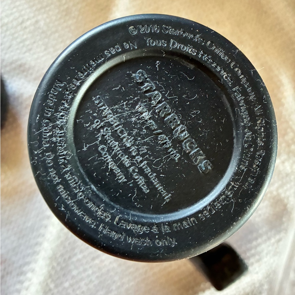 Starbucks Copper Travel Mug with Black Handle and Grip - Picture 6 of 7